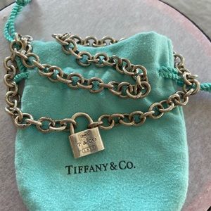 Tiffany & Co padlock necklace